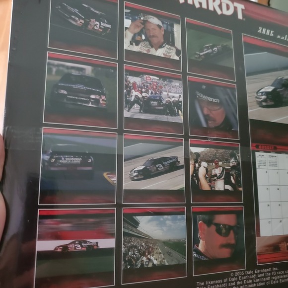 Dale Earnhardt Nascar Racing 2006 Calendar vintage sealed - Picture 3 of 5